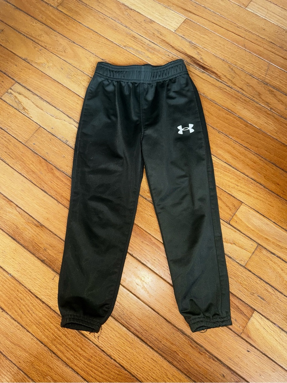 Under Armour Green Kids Jogger Sweatpants with White Logo